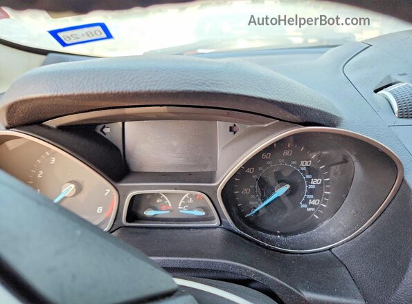 1FMCU0J90GUB82134 2016 FORD ESCAPE Красный Вид щитка приборов