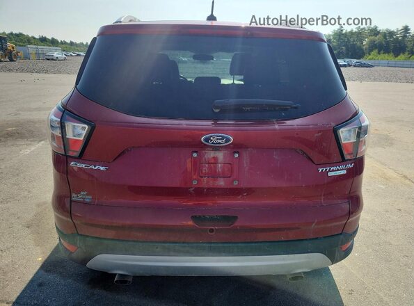 1FMCU0J90HUD37878 2017 FORD ESCAPE Red Հետևի տեսք