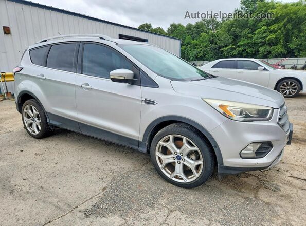 1FMCU0J90HUE93418 2017 FORD ESCAPE Silver Przód prawy