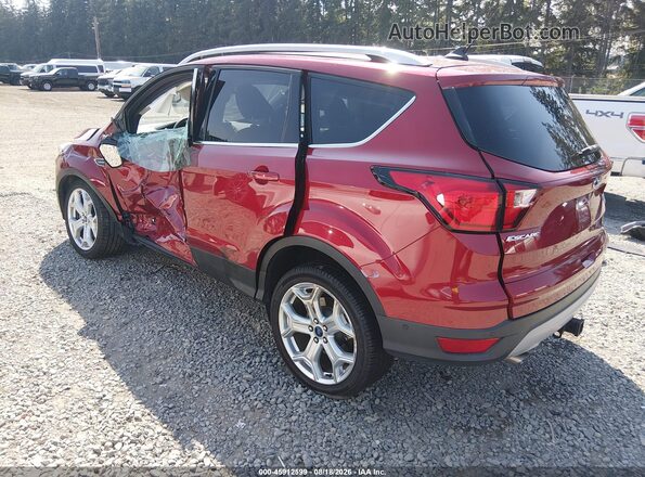 1FMCU0J90KUB05563 2019 FORD ESCAPE Red Հետևի ձախ