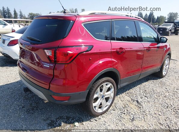 1FMCU0J90KUB05563 2019 FORD ESCAPE Red Հետևի աջ
