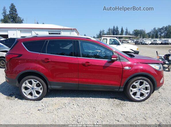 1FMCU0J90KUB05563 2019 FORD ESCAPE Red Սալոնի 360 աստիճան տեսք