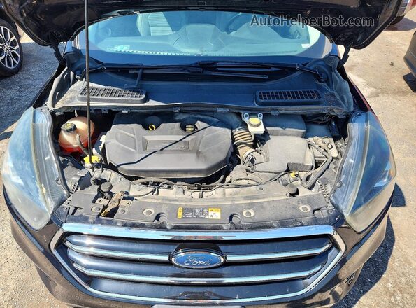 1FMCU0J91HUE58760 2017 FORD ESCAPE Black Vista del compartimento del motor
