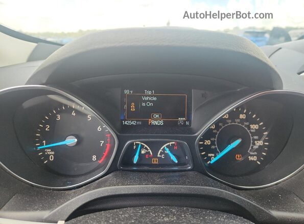 1FMCU0J91KUB95435 2019 FORD ESCAPE Gray Սարքավորումների վահանակի տեսք