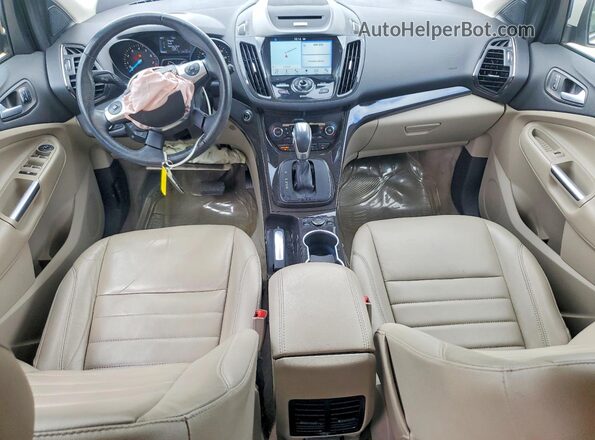 1FMCU0J92GUB45747 2016 FORD ESCAPE Белый Вид панели приборов