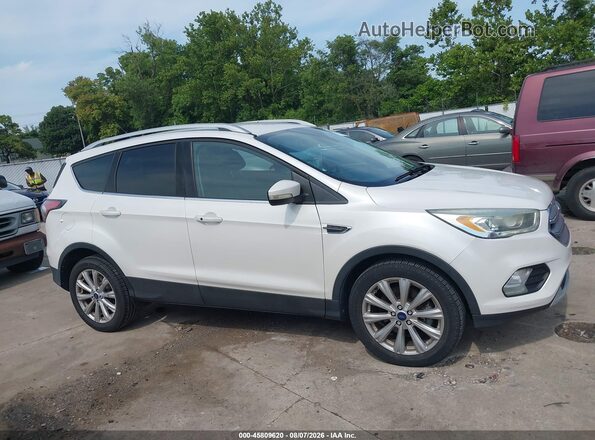 1FMCU0J92HUB31395 2017 FORD ESCAPE White ხელსაწყოთა პანელის ხედი