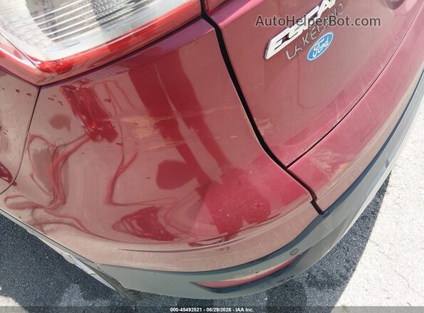 1FMCU0J93GUB31338 2016 FORD ESCAPE Red წინა ხედი