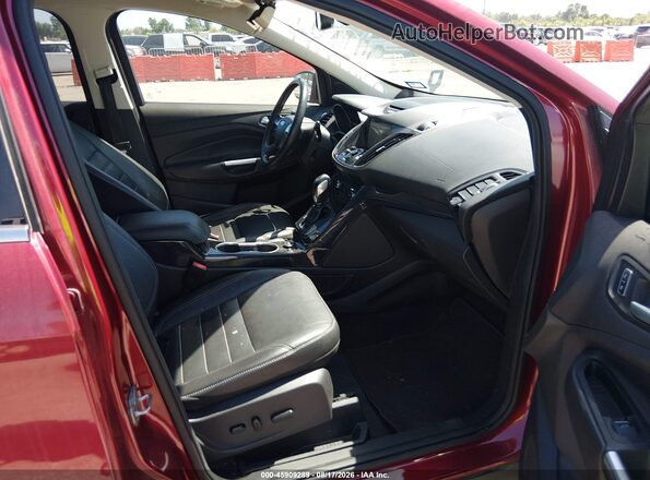 1FMCU0J93GUB58345 2016 FORD ESCAPE Burgundy Вид салону спереду