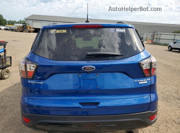 1FMCU0J93HUB23385 2017 FORD ESCAPE Blue Widok z tyłu