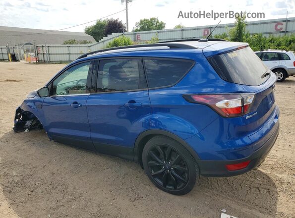 1FMCU0J93HUB23385 2017 FORD ESCAPE Blue Tył lewy