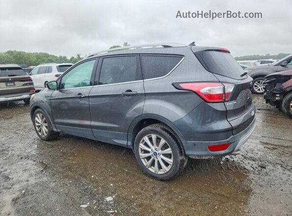 1FMCU0J94JUA44300 2018 FORD ESCAPE Gray Rear left