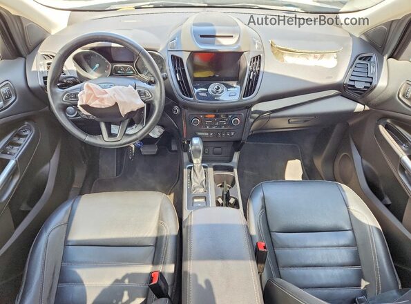 1FMCU0J95JUC08993 2018 FORD ESCAPE Blue წინა პანელის ხედი