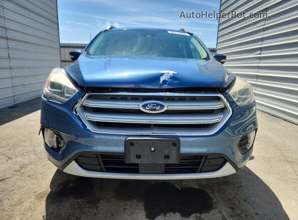 1FMCU0J95JUC08993 2018 FORD ESCAPE Blue წინა ხედი