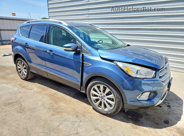 1FMCU0J95JUC08993 2018 FORD ESCAPE Blue წინა მარჯვენა