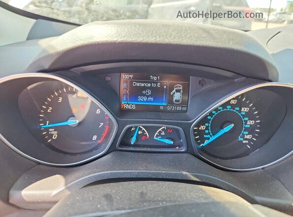 1FMCU0J96GUB15862 2016 FORD ESCAPE Серебряный Вид щитка приборов