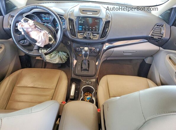 1FMCU0J96GUB15862 2016 FORD ESCAPE Серебряный Вид панели приборов