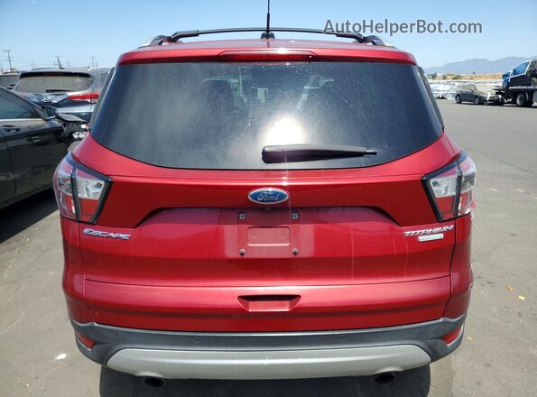 1FMCU0J96HUB89865 2017 FORD ESCAPE Burgundy Widok z tyłu