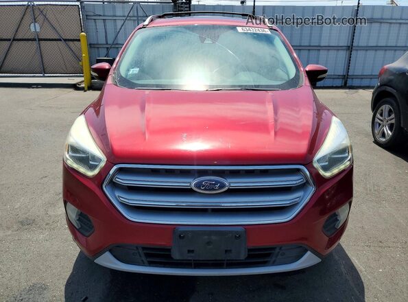 1FMCU0J96HUB89865 2017 FORD ESCAPE Burgundy Widok z przodu