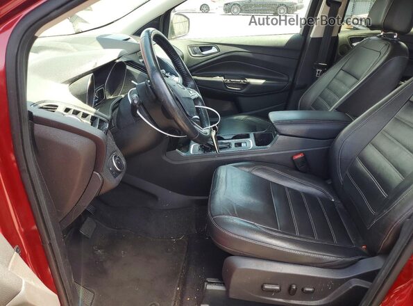 1FMCU0J96HUB89865 2017 FORD ESCAPE Burgundy Widok wnętrza z przodu