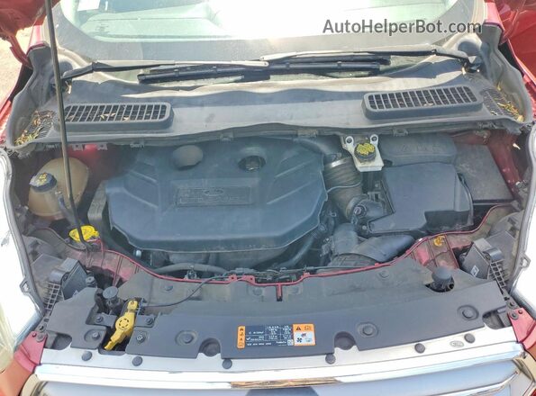 1FMCU0J96HUB89865 2017 FORD ESCAPE Burgundy Widok komory silnika