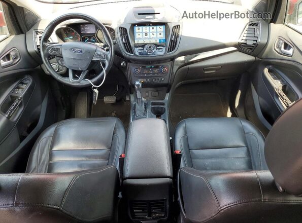 1FMCU0J96HUB89865 2017 FORD ESCAPE Burgundy Widok deski rozdzielczej