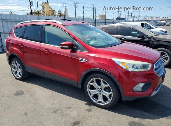 1FMCU0J96HUB89865 2017 FORD ESCAPE Burgundy Przód prawy