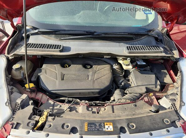 1FMCU0J96HUB91552 2017 FORD ESCAPE Красный Вид подкапотного пространства