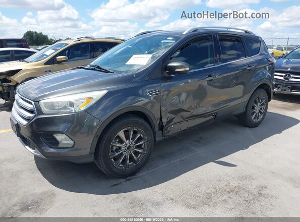 1FMCU0J96HUD92285 2017 FORD ESCAPE Серый Передняя левая четверть