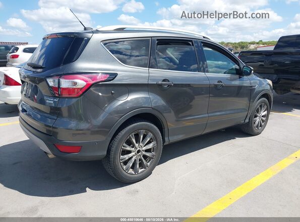 1FMCU0J96HUD92285 2017 FORD ESCAPE Серый Задняя правая четверть