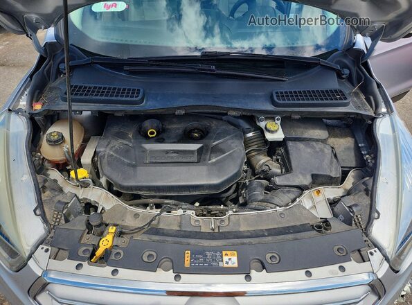 1FMCU0J96JUB16758 2018 FORD ESCAPE Silver Widok komory silnika