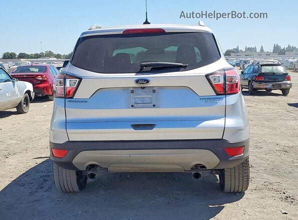 1FMCU0J96JUB62347 2018 FORD ESCAPE Silver Rear view