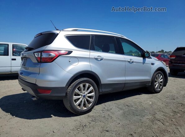 1FMCU0J96JUB62347 2018 FORD ESCAPE Silver Rear right