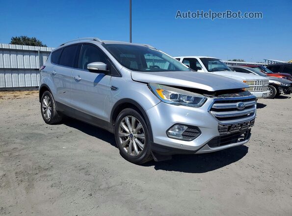 1FMCU0J96JUB62347 2018 FORD ESCAPE Silver Front right