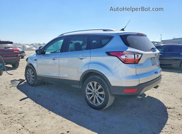 1FMCU0J96JUB62347 2018 FORD ESCAPE Silver Rear left