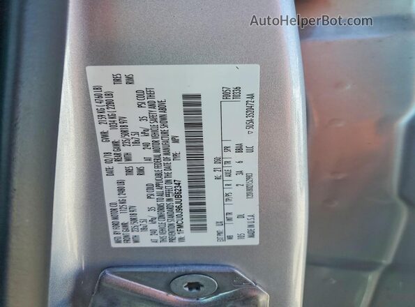 1FMCU0J96JUB62347 2018 FORD ESCAPE Silver 360 interior view
