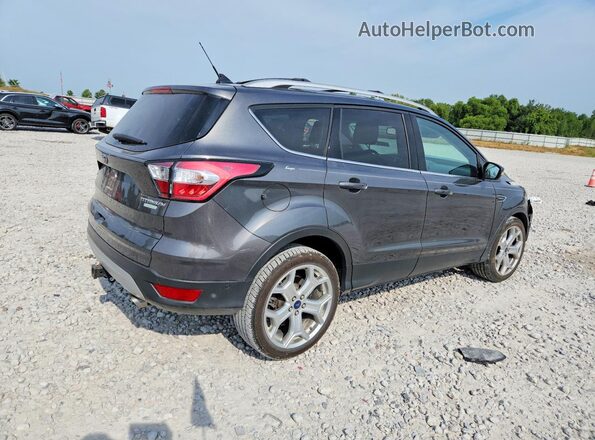 1FMCU0J97JUB66889 2018 FORD ESCAPE Серый Задняя правая четверть