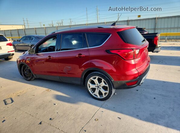 1FMCU0J97KUC25764 2019 FORD ESCAPE Red Հետևի ձախ
