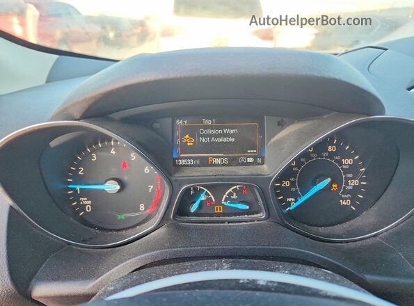 1FMCU0J97KUC25764 2019 FORD ESCAPE Red Սարքավորումների վահանակի տեսք
