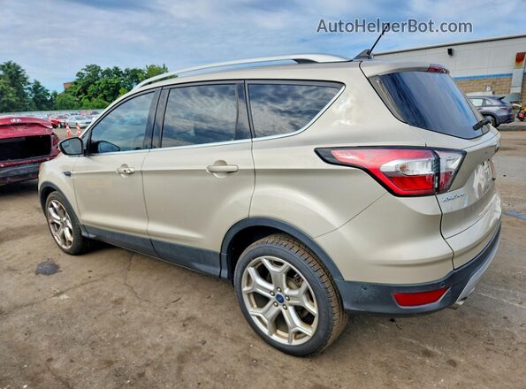 1FMCU0J98JUA54652 2018 FORD ESCAPE Желто-коричневый Задняя левая четверть