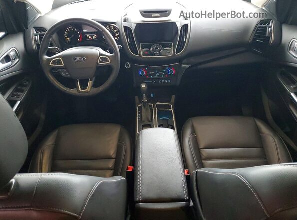 1FMCU0J99HUB42703 2017 FORD ESCAPE Gray Widok deski rozdzielczej
