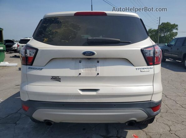 1FMCU0J99HUD59295 2017 FORD ESCAPE White Widok z tyłu