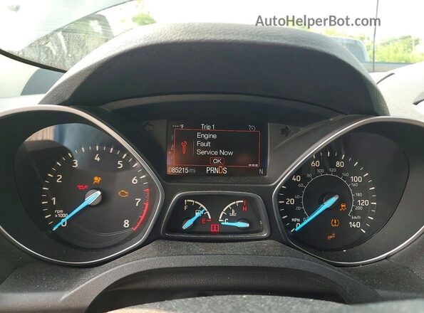 1FMCU0JD0HUD21166 2017 FORD ESCAPE Black Սարքավորումների վահանակի տեսք