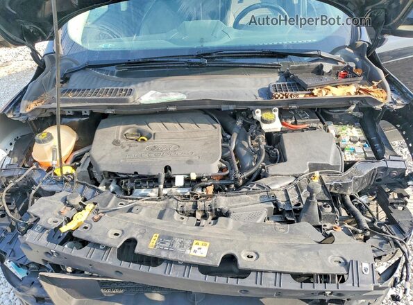 1FMCU0JD0HUD21166 2017 FORD ESCAPE Black Շարժիչի բաժամունքի տեսք