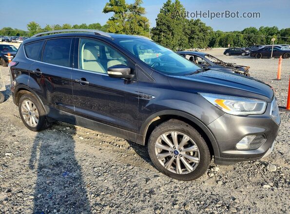 1FMCU0JD0HUE01003 2017 FORD ESCAPE Gray Przód prawy