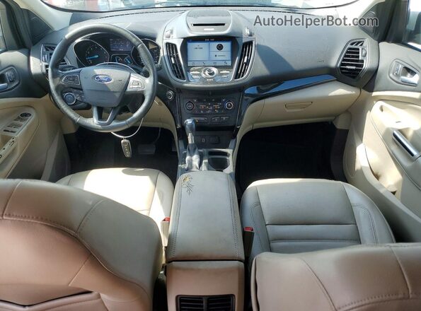 1FMCU0JD1HUD27879 2017 FORD ESCAPE White Вид панелі приладів