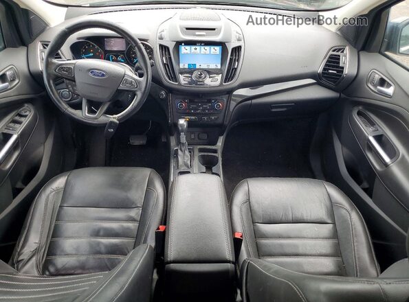 1FMCU0JD2HUA75513 2017 FORD ESCAPE Black Dashboard view