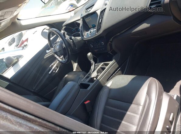 1FMCU0JD2HUC12840 2017 FORD ESCAPE Серый Вид салона спереди