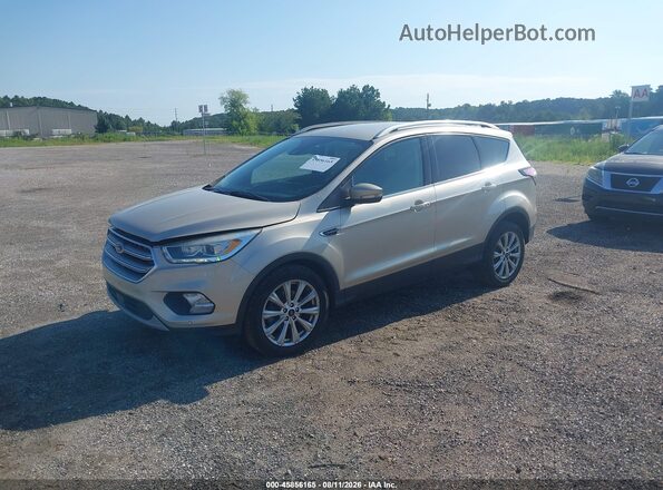 1FMCU0JD2HUC98487 2017 FORD ESCAPE Gold წინა მარცხენა ხედი სამი მეოთხედიდან