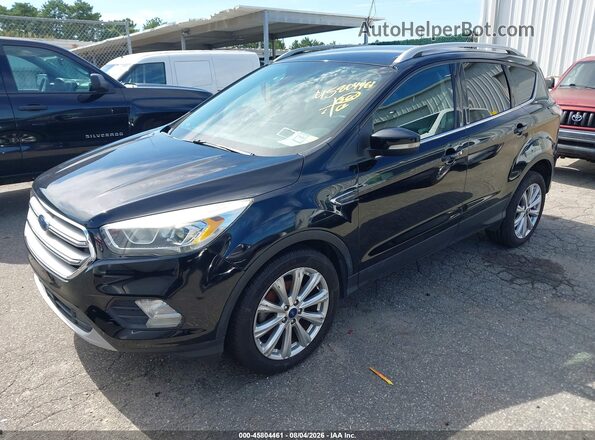 1FMCU0JD2HUD63919 2017 FORD ESCAPE Black Vista tres cuartos delantera izquierda
