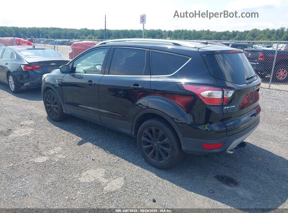 1FMCU0JD2HUF02415 2017 FORD ESCAPE Черный Задняя левая четверть